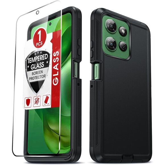 Source Unknown Other - Motorola G-Power-2025 Case Heavy Duty 3 in 1 Rugged Cover